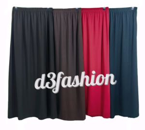 {READY STOCK}🌼SKIRT LADIES # 6656 RAYON KAIN LEMBUT LICIN NYAMAN (45-90KG)/SKIRT WANITA PLUS SIZE [MURAH ]