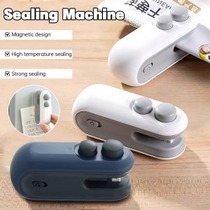 Mini Handheld Plastic Bag Sealer With Built-in Battery Portable Food Bag Heat Sealer Machine Opening Machine