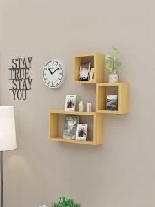 buildreamh | Decorative Creative Grid Wall Shelf