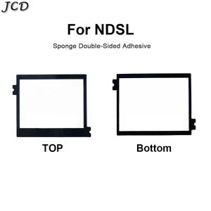 JCD 1piece Top & Bottom LCD Display Screen Dustproof Adhesive For DS Lite NDSL Console Sponge Double-Sided Adhesive Glue