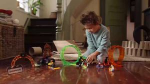 LEGO City Double Loop Stunt Arena 60339 Building KitBuilding Blocks For Kids Construction Toys Kids Toys Toy Car Construction Sets (598 Pieces)