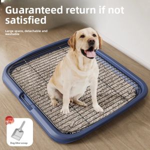 MONLEYTA | Automatic Pet Toilet For Medium Large Small Dogs Urine Pan Special Cleaning Anti-Poo Traps Foldable Pet Supplies