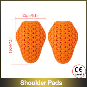 WOSAWE Motorcycle Jacket Removable Insert Protector Shoulder Elbow Knee Protective Gear Moto Riding Skiing Skating Armor PU Pads