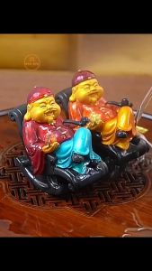 Tượng Trang Trí - Để Bàn Trà - Quản Gia Giữ Của Thần Tài - Đổi Màu Khi Đổ Nước Nóng
