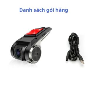 Camera Hành Trình Ô Tô HD 1080P Tích Hợp ADAS Góc Rộng 170 Độ Ghi Hình Ban Đêm Đầu Ghi USB Camera Trước Hỗ Trợ Android Auto