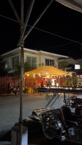 220v Outdoor Lights String Light G40 Bulb Hanging Light Warm Electric LED String lights for Stall Coffee Carport Waterproof Extend series lights