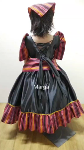IFUGAO PRINT 3n1 Modern Filipiniana Ethnic Gown for Kids- BUWAN NG WIKA