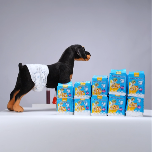 Dr.lina Male Dog Diapers 10Pcs Disposable Dog Belly Band Pet Diaper For Male Dog Super Absorbent Leak‑proof Breathable Dog Wraps XS‑XL