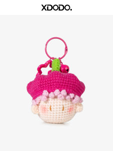 Hand Crocheted Concert Support Material Wuxia Long Hat Keychain Pendant Ten Thousand Volts Finished Product Toy Doll Accessories