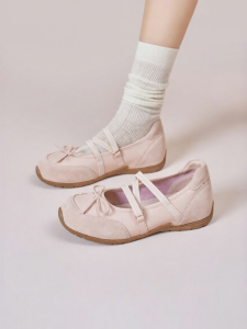 Josiny | Bow Detail Ballet-style Soft Sole Pumps