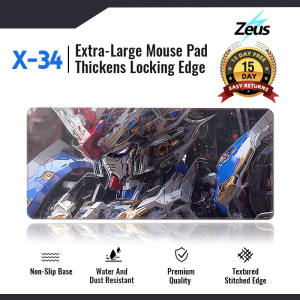 Zeus x Gundam Extended Mouse Mat / Mouse Pad For Gaming Mice Pad Large Long Mouse Pad Gaming Pad