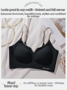 Summer Slim Fit Small Bust Support Seamless Comfort Back Beauty One-Piece Bras