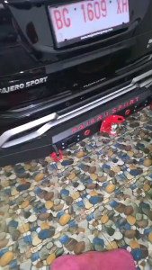 Paket Tanduk Depan Dan Towing Pengaman Bumper Belakang All New Pajero Model Custom