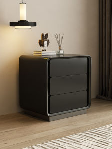 Black Luxury Modern Bedside Cabinet