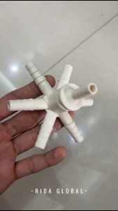 PAGODA HEAD 6 Cabang Uniring 12/10 dan 12/20 mm