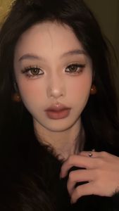 [COD] WUSU คอนแทคเล สีน้ำตาล เลนส์นิ่ม 2 ชิ้น 1 คู่ นส์สีเทา คอนแทคเลนส์สี บิ๊กอายตาหวาน 14.2มม.