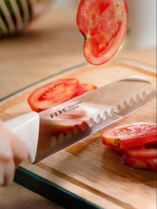 Baby Food Prep Antibacterial Stainless Steel Knife and Board Set