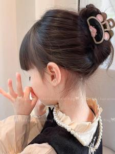 2025 New Style Children's Hair Clips & Shark Tail Accessories: Little Girl Shark Tail Back of Head Accessories Sweet Feeling Hair Decorations for Girls