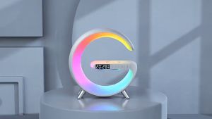 Bluetooth Speaker 15W LED Atmosphere RGB Light Wireless Charger Desk Lamp Lamp Smart Speaker