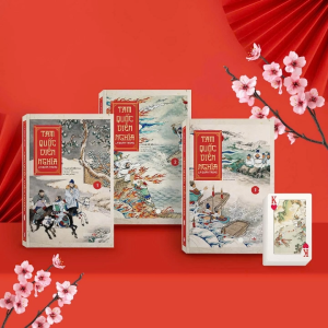 Combo Tam Quốc Diễn Nghĩa (Bộ 3 Tập) - Bìa Cứng - Tặng Kèm Bộ Bài - HH