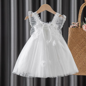Baby Girls Summer Dress Childrens Clothing Mesh Princess Dress Fairy Dress Girl Girls Dress Bubble Skirt