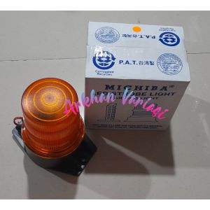 Lampu Blitz Rotary Mini M.ciba 12-24 Volt Orange (231)