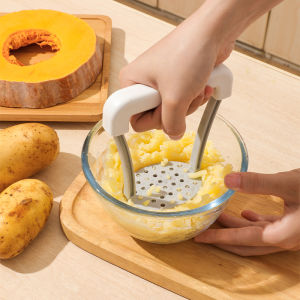 Baby Food Potato Masher Fruit And Garlic Puree Maker Handheld Kitchen Tool for Infants Child Feeding Auxiliary Food Equipment