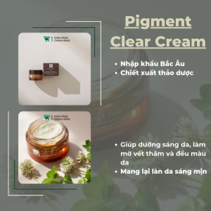 Kem dưỡng da New Nordic Pigment Clear Cream: Giúp dưỡng sáng làm mờ vết thâm và đều màu da giúp da sáng mịn [50 ml]