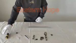 Aluminum Alloy Curtain Track Heavy Duty Curtain Rod with Full Accessories