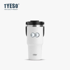 TYESO | Bình Giữ Nhiệt Tyeso 750ML Hai Lớp Bằng Thép Không Gỉ Có Dán Nhãn Bình Nước Giữ Nhiệt Cốc Du Lịch Ô Tô Thân Thiện Với Môi Trường Tiện Dụng