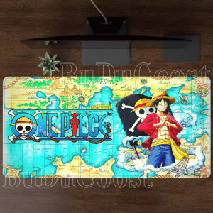 Bandai | Luffy Roronoa Zoro One Piece Gaming XXL Mouse Pad anime HD printing Mousepad PC Keyboard overlock Non-Slip base Office Desk Mat