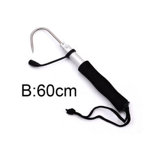 Goture Portable Fishing Rod Gaff Spear Hook Tools Telescopic Retractable Fish Gaff Stainless Steel Sea Boat Fishing Grip Tackle