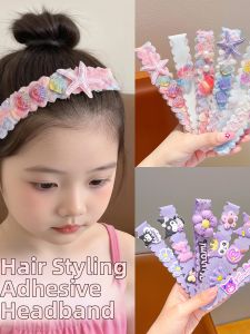 Cartoon Baby Hair Band Magic Tape