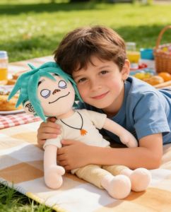 Gorillaz Noodle Plush Doll Cute Anime Peripherals Toy Birthday Christmas for Kid Fans Gift