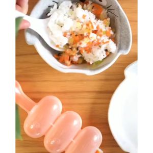 Bộ khuôn lắc cơm tạo hình cơm nắm cho bé ăn dặm kèm thìa Goodbabyvn - Aeneas Shop