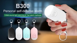 Kids Elderly Women Emergency SOS Personal Alarm Self Defense Keychain- Panic Button Or Pull Pin Alert Device 130 DB Loud Safety