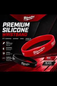 Milwaukee | Milwaukee Tool Decor Couple Basketball Sports Wristband Fitness Rubber Bracelet