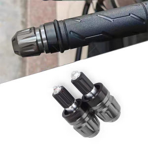 Universal รถจักรยานยนต์ Handlebar Grips Handle Bar ปลั๊ก End Counterweight หมวกป้องกันความงามอุปกรณ์เสริม