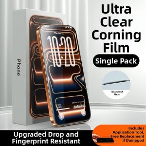 Tehaola | Anti-fingerprint Corning Tempered Glass Full Coverage HD Shatterproof Privacy Phone Film