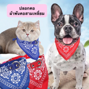 สัตว์เลี้ยงน้ําลายผ้าขนหนูสไตล์ชาติพันธุ์พิมพ์สามเหลี่ยม ผ้าพันคอ เอี๊ยมผ้าปรับผ้าพันคอคอสําหรับลูกสุนัขสุนัขแมวสัตว์เลี้ยงอุปกรณ์ของขวั