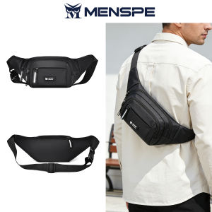 MENSPE Fashion Chest Bag Waist Bag Waterproof Sports Bag Large Capacity Outdoor Running Bag Casual Bag Cross Body Bag Fitness Bag Phone Bag Travel Bag Business Bag