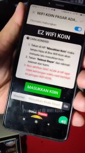 MESIN WIFI KOIN PAKET LENGKAP MODEM