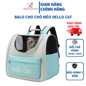 [FREESHIP] Balo mèo balo vận chuyển chó mèo balo thú cưng tặng kèm tấm lót - Petshop Nắng Mưa