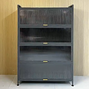 ตู้เก็บของในครัว ตู้เหล็ก ตู้วางไมโครเวฟ 3 / 4 / 5 ชั้น พื้นที่กว้างขวางสำหรับวาง ไมโครเวฟ เตาอบ หม้อหุงข้าว