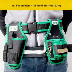 LAOA | LAOA Đa Chức Năng Vải Oxford Túi Đựng Đồ Đeo Thắt Lưng Với Dụng Cụ Sửa Chữa Phần Cứng Kìm Cờ Lê Thợ Điện Hộ Gia Đình Thắt Lưng