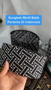 Peci Songkok Kopiah Terbaru Motif Batik Pria Anak Dan Dewasa Tinggi 9