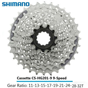 Shimano Altus HG201 HG200 9 Speed Cassette 11-32T 34T 36T For Mountain Bike Bicycle Parts Original HG200-9 HG201-9 Cassette