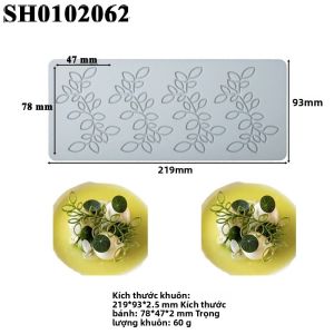 SHENHONG Tấm Silicon Hình Hoa Tổ Ong Trang Trí Bánh Giòn Socola Fondant Khuôn Thân Thiện Với Môi Trường Đường Thủ Công Ren Thảm