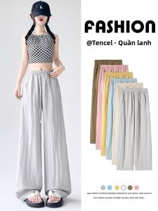NIANDAIJINGDIAN | Quần Culottes Chất Tencel Mỏng Dáng Rộng