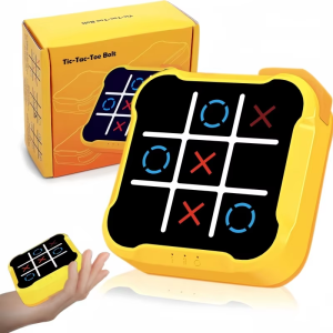Electronic Tic-Tac-Toe Game Multifunctional Table Game Set Interactive Electronic Chess For Adults Strategy Brain Training